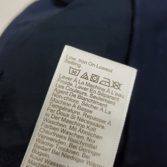 J. Crew Factory High Rise Girlfriend Chino Pants Navy Blue NWT Size 6 - Picture 8 of 10